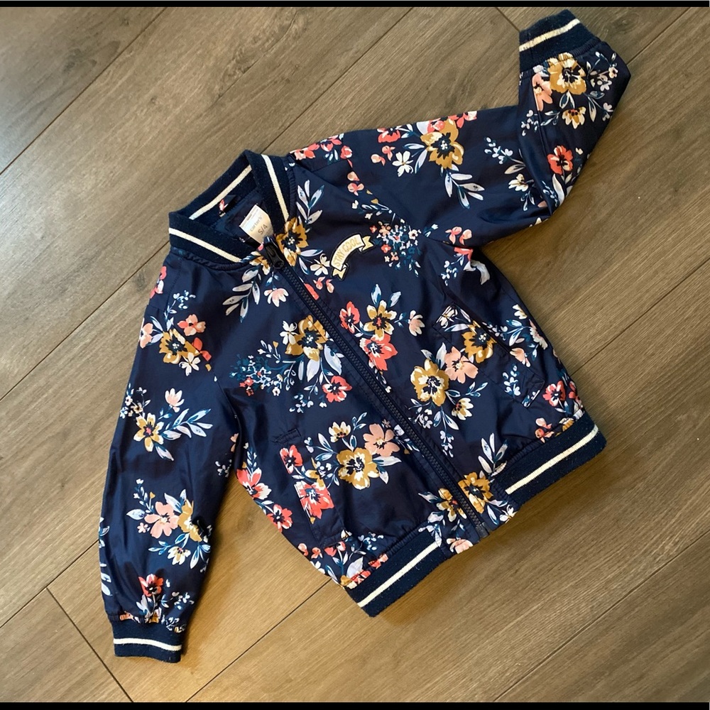 Floral Bomber Jacket